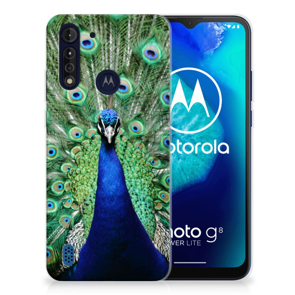 Motorola Moto G8 Power Lite TPU Hoesje Pauw