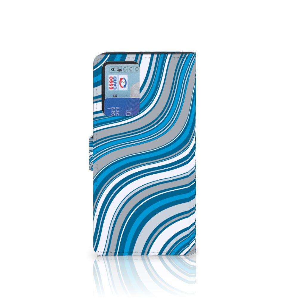 Xiaomi Redmi Note 10 Pro Telefoon Hoesje Waves Blue