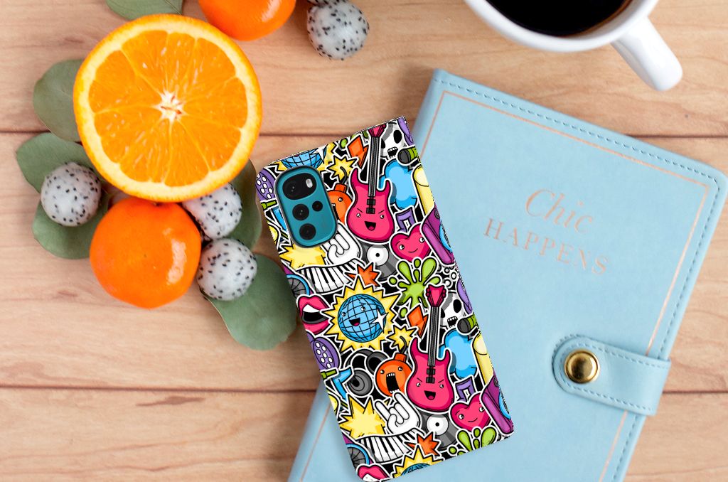 Motorola Moto G22 Hippe Standcase Punk Rock - B2C Telecom