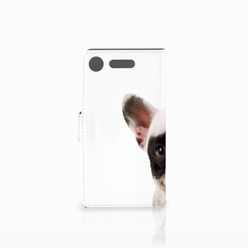 Sony Xperia XZ1 Telefoonhoesje met Pasjes Franse Bulldog