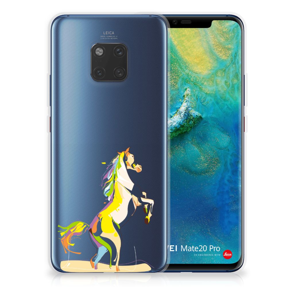 Huawei Mate 20 Pro Telefoonhoesje met Naam Horse Color