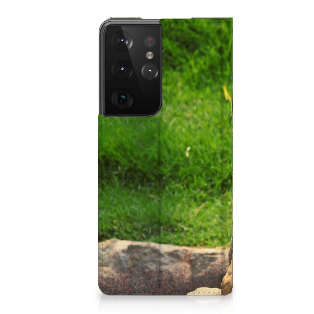 Samsung Galaxy S21 Ultra Hoesje maken Panda - B2C Telecom