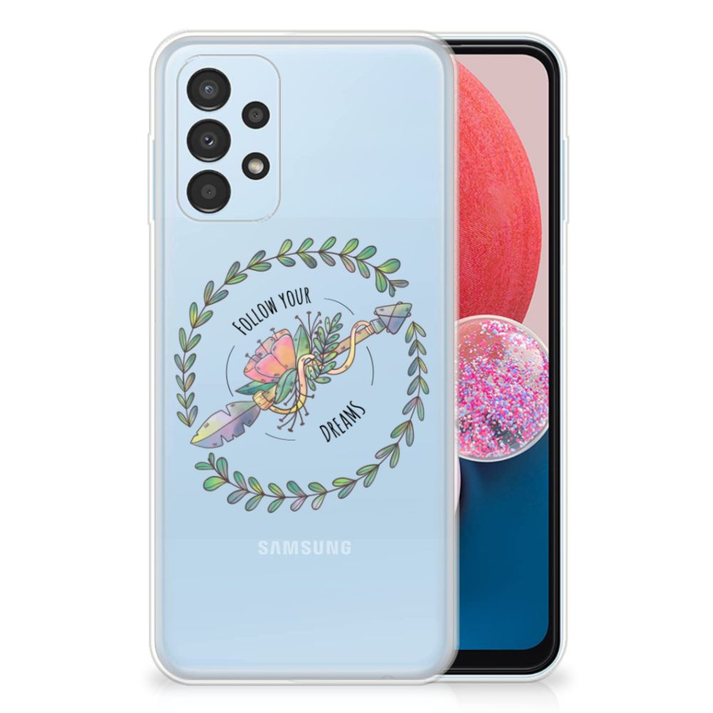Samsung Galaxy A13 4G Telefoonhoesje met Naam Boho Dreams B2C Telecom