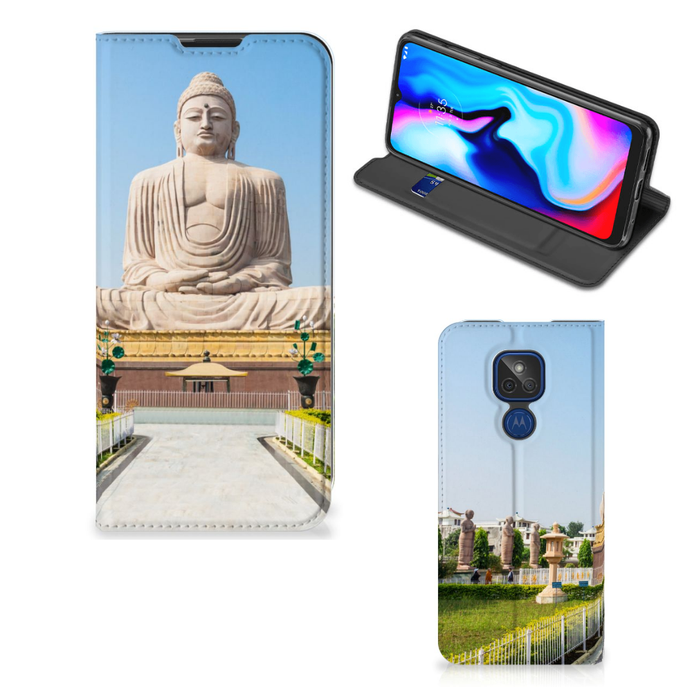Motorola Moto G9 Play Book Cover Boeddha - B2C Telecom