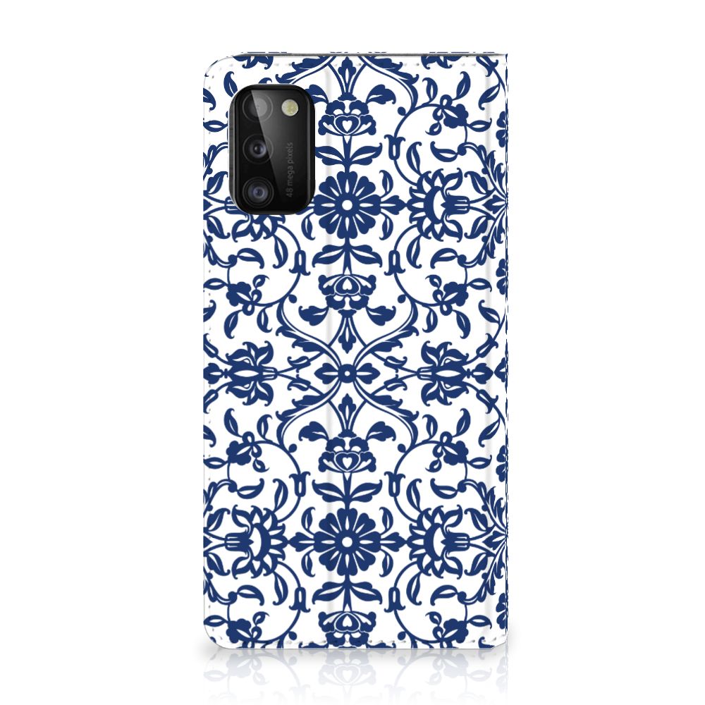 Samsung Galaxy A41 Smart Cover Flower Blue - B2C Telecom