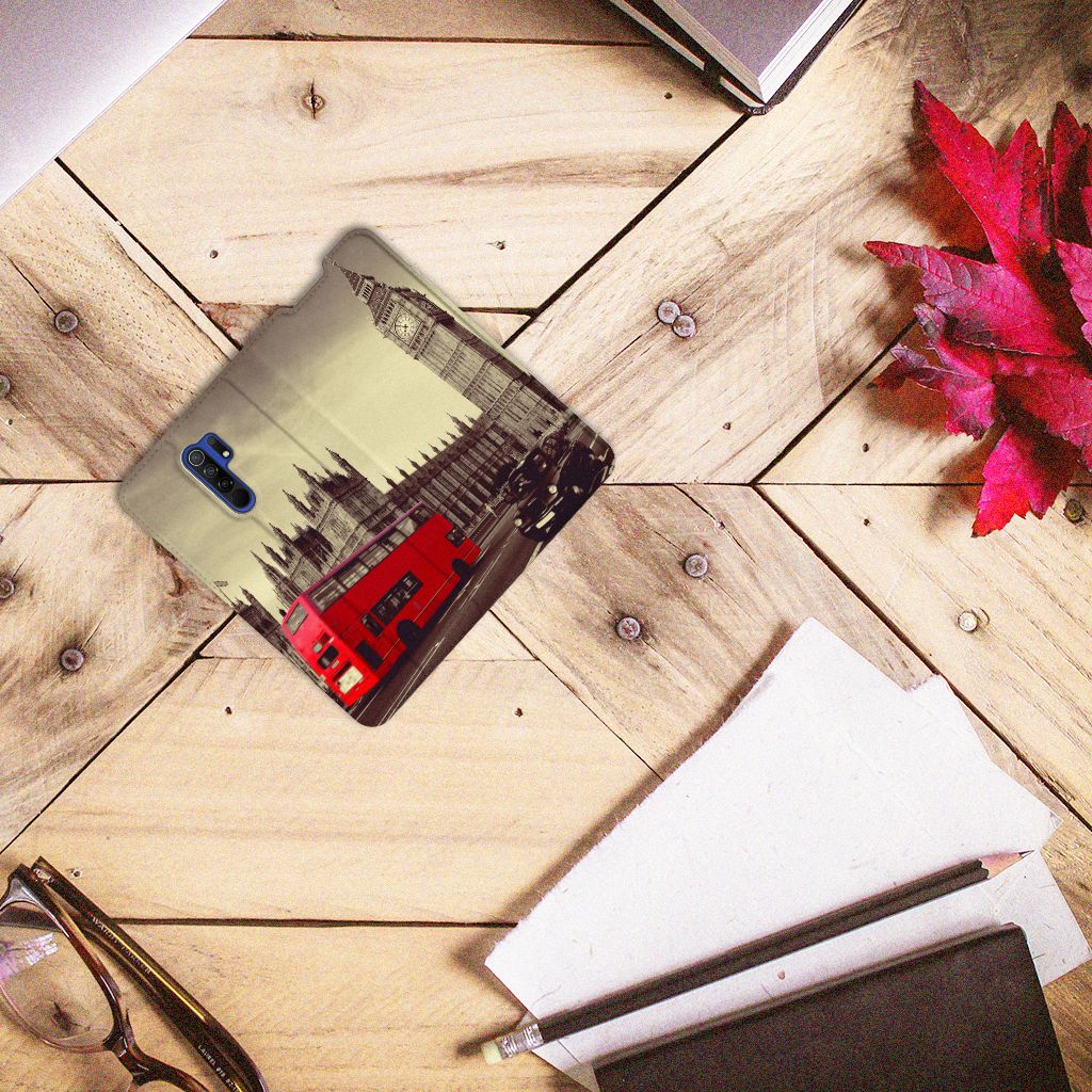Xiaomi Redmi 9 Book Cover Londen - B2C Telecom