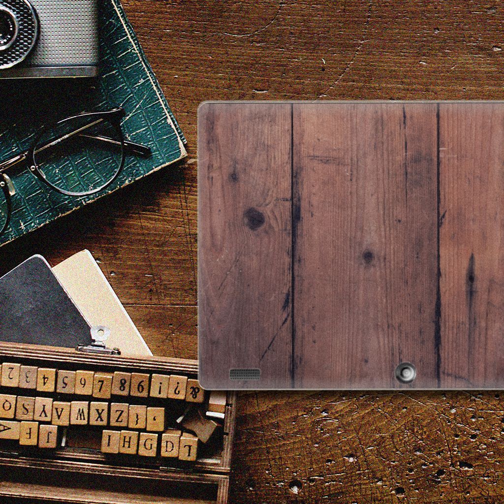 Lenovo Tab 10 | Tab 2 A10-30 Silicone Tablet Hoes Old Wood - B2C Telecom