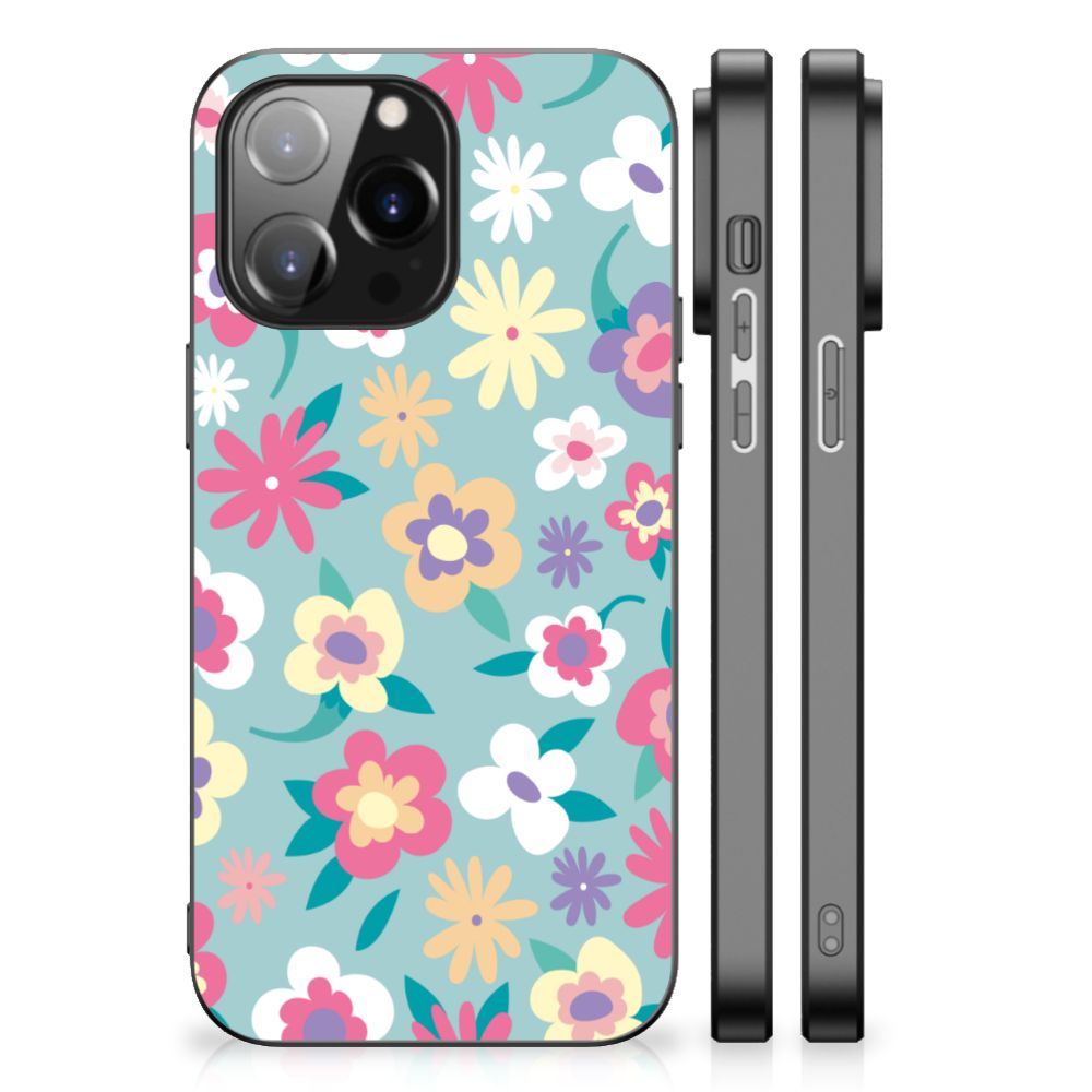 iPhone 14 Pro Max Bloemen Hoesje Flower Power