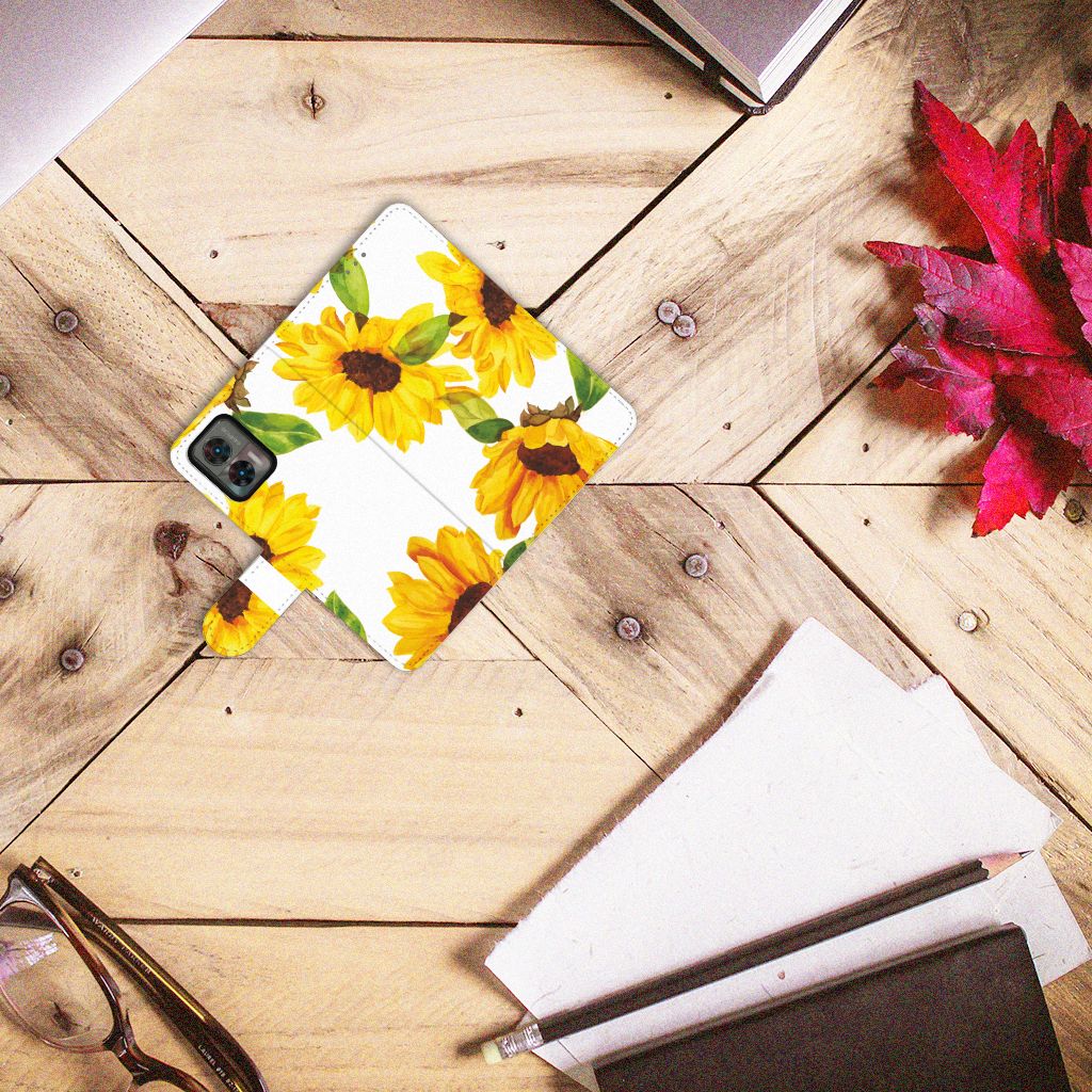 Hoesje voor Motorola Edge 30 Neo Zonnebloemen