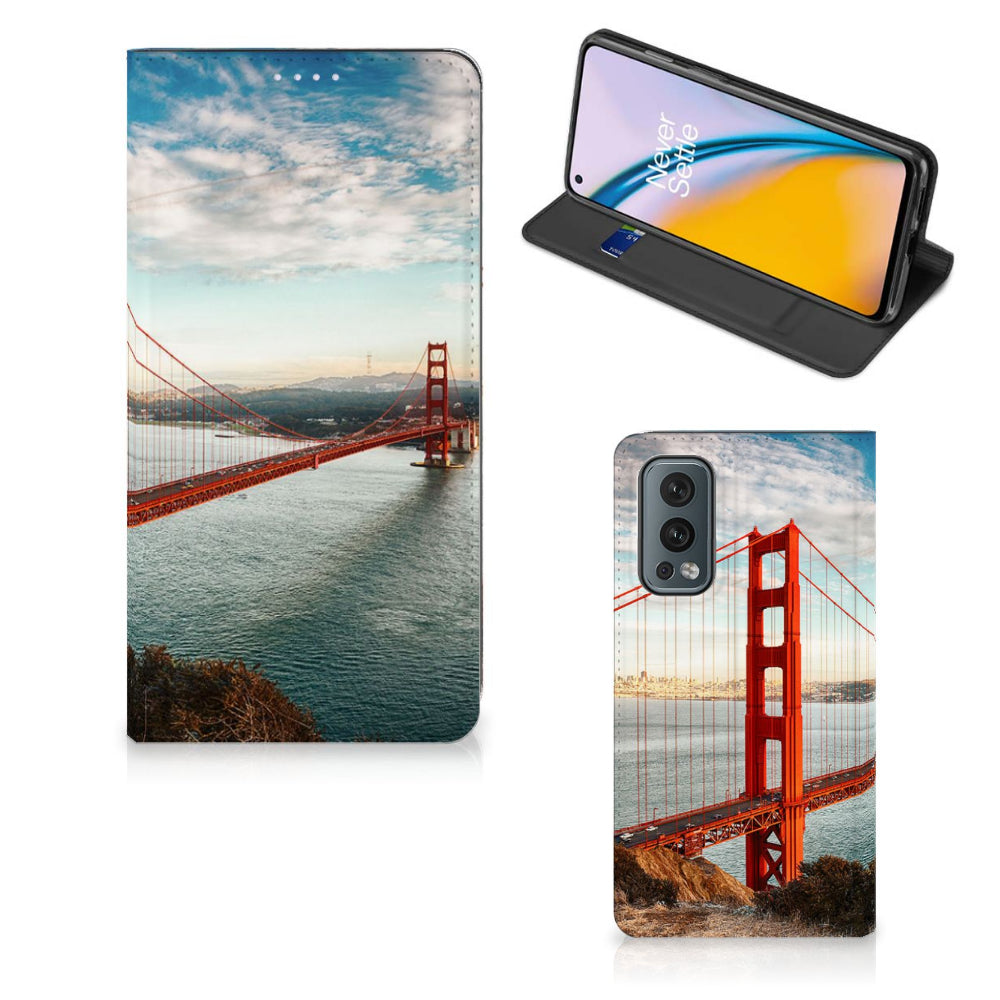 OnePlus Nord 2 5G Book Cover Golden Gate Bridge