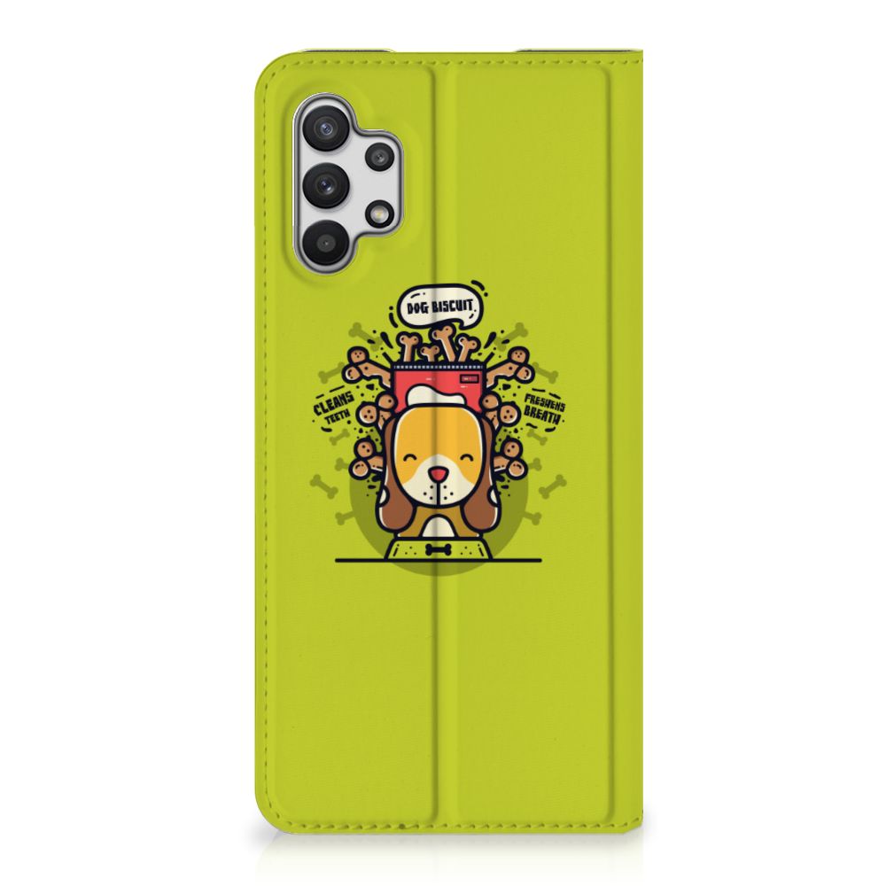 Samsung Galaxy A32 5G Magnet Case Doggy Biscuit - B2C Telecom