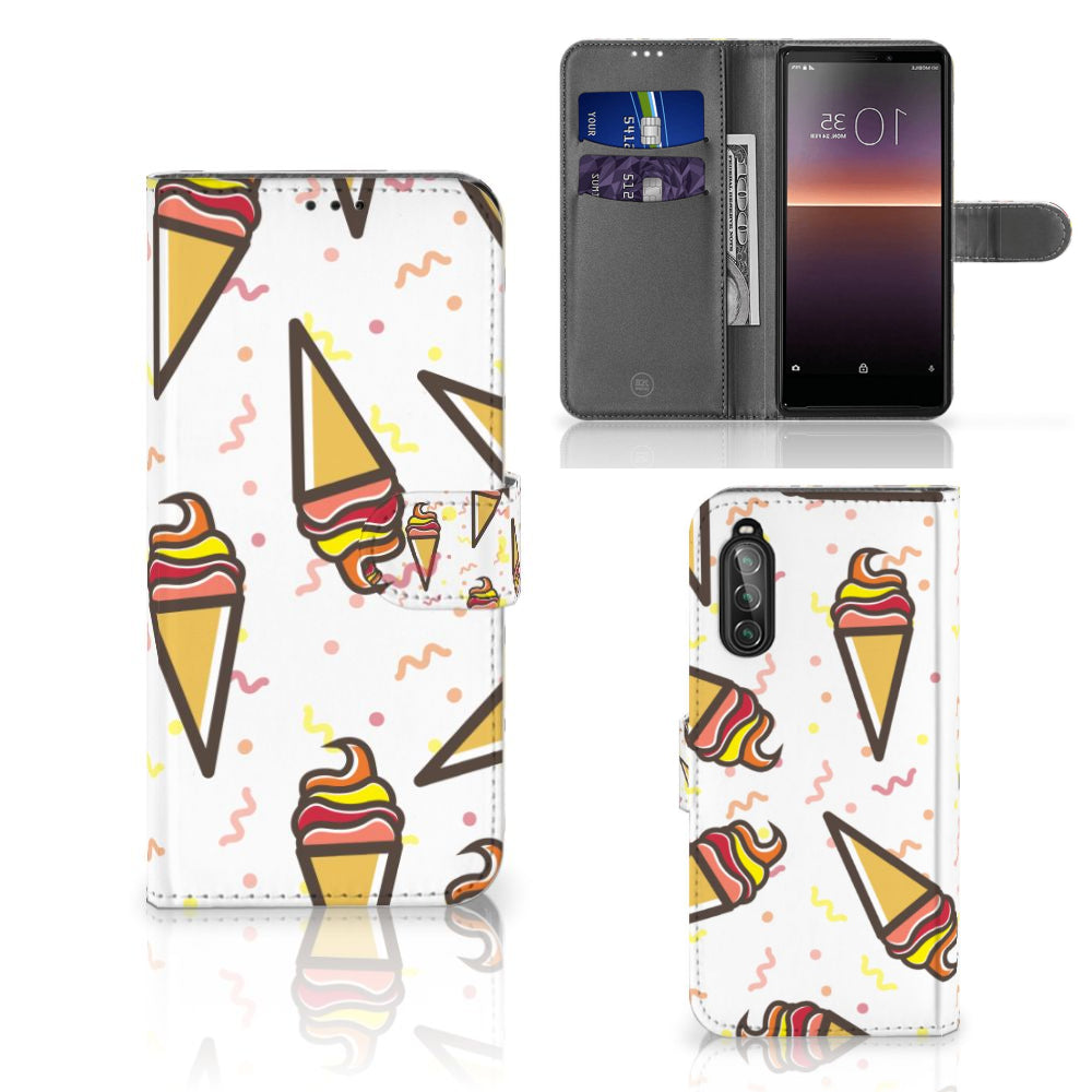 Sony Xperia 10 II Book Cover Icecream