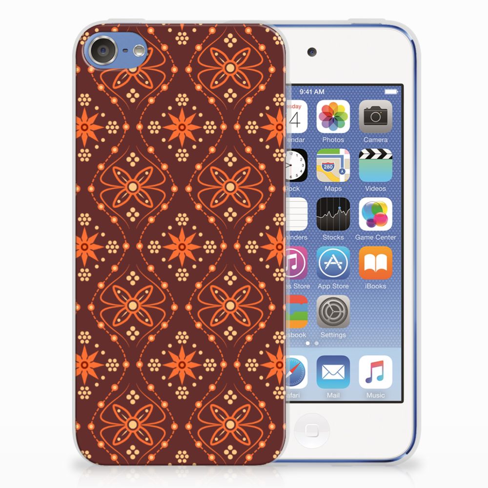 Apple iPod Touch 5 | 6 TPU bumper Batik Brown