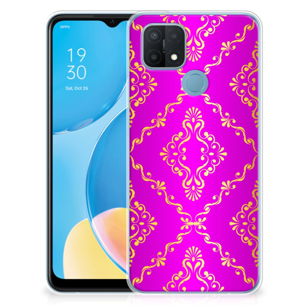 Siliconen Hoesje OPPO A15 Barok Roze B2C Telecom