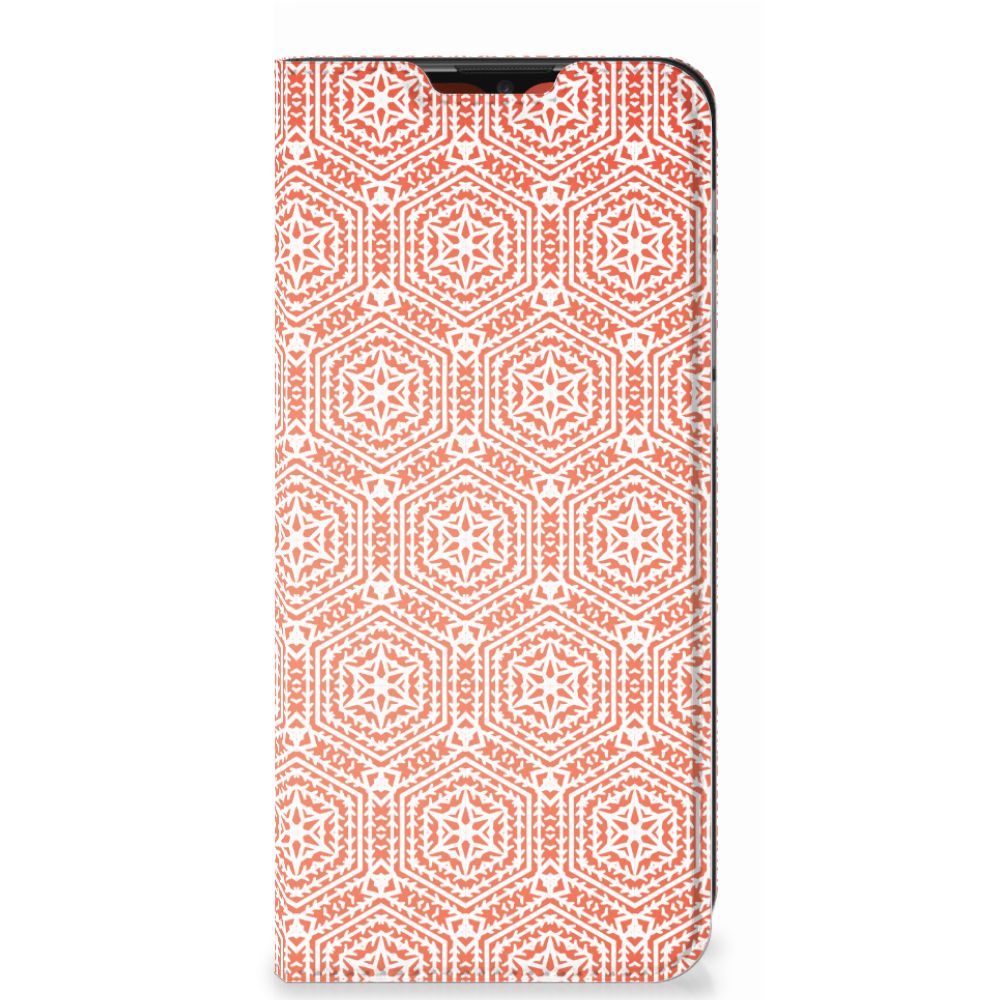 Motorola Moto E7 Power | E7i Power Hoesje met Magneet Pattern Orange