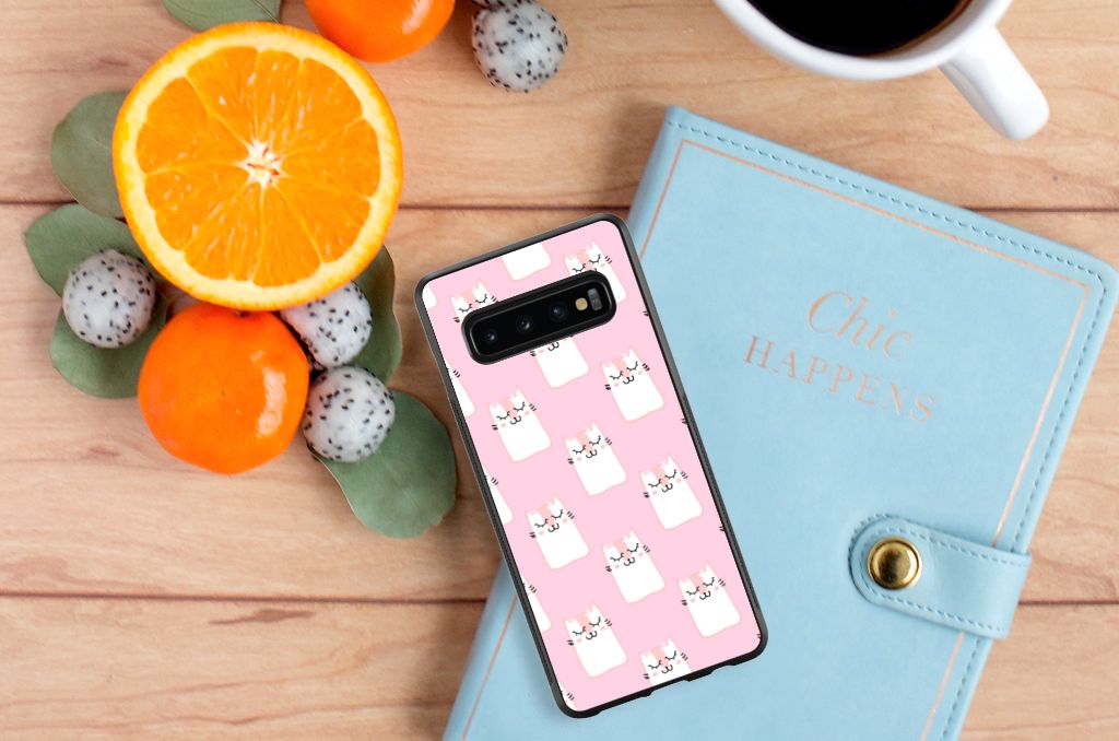 Samsung Galaxy S10+ Back Cover Sleeping Cats