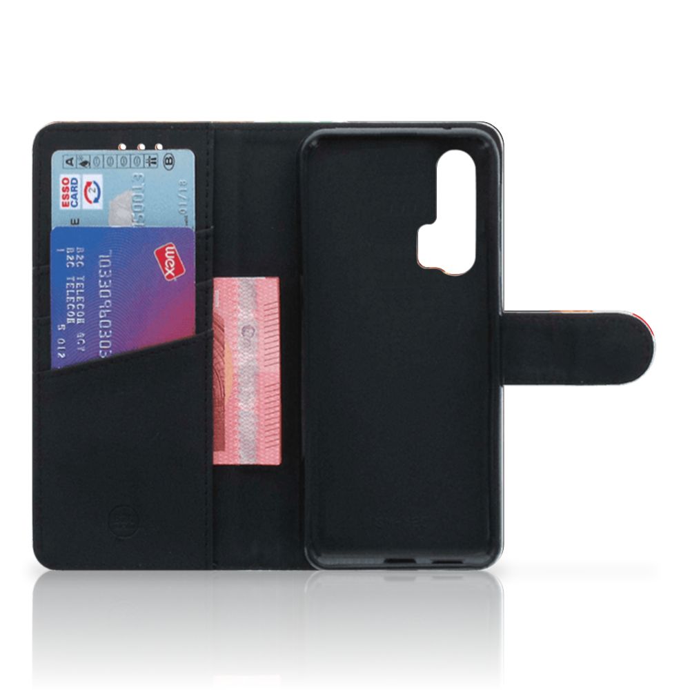 Honor 20 Pro Wallet Case met Pasjes Casino