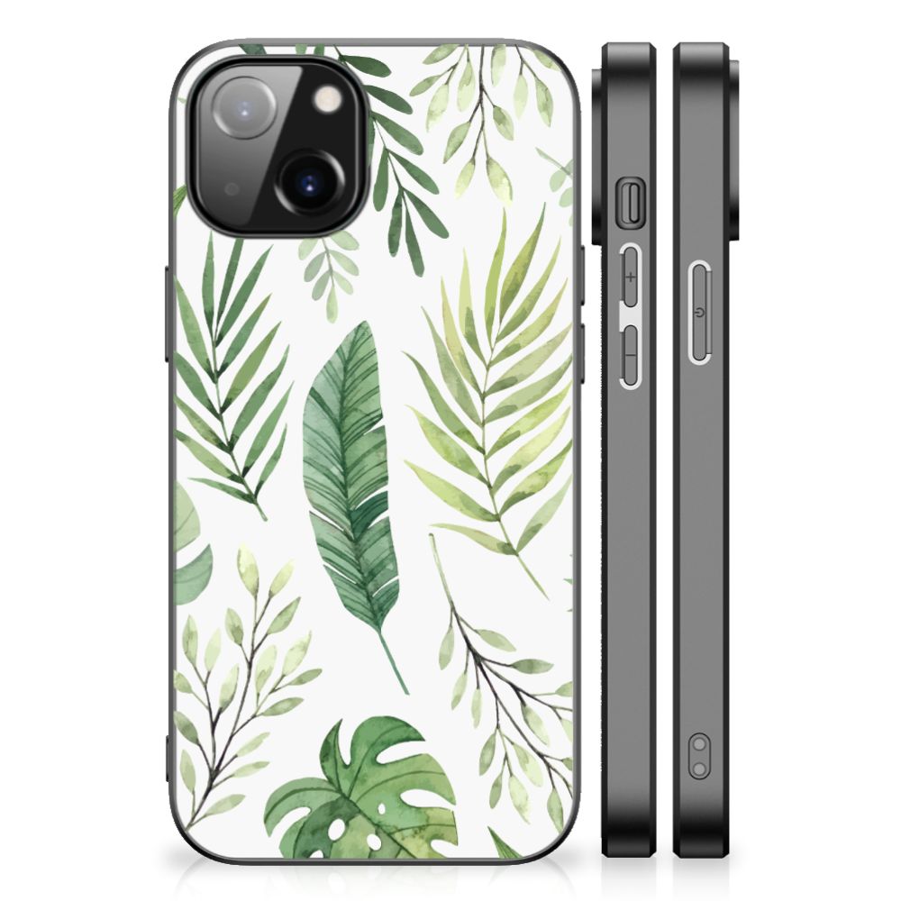 Apple iPhone 13/14 Bloemen Hoesje Leaves
