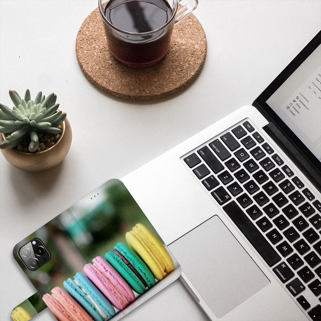 iPhone 13 Pro Max Book Cover Macarons
