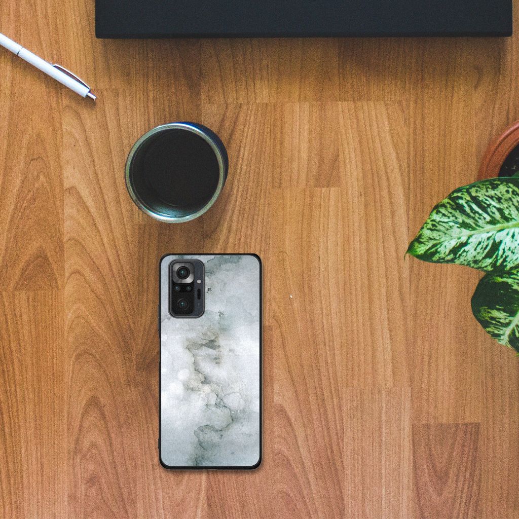 Kleurrijke Telefoonhoesje Xiaomi Redmi Note 10 Pro Painting Grey B2C Telecom