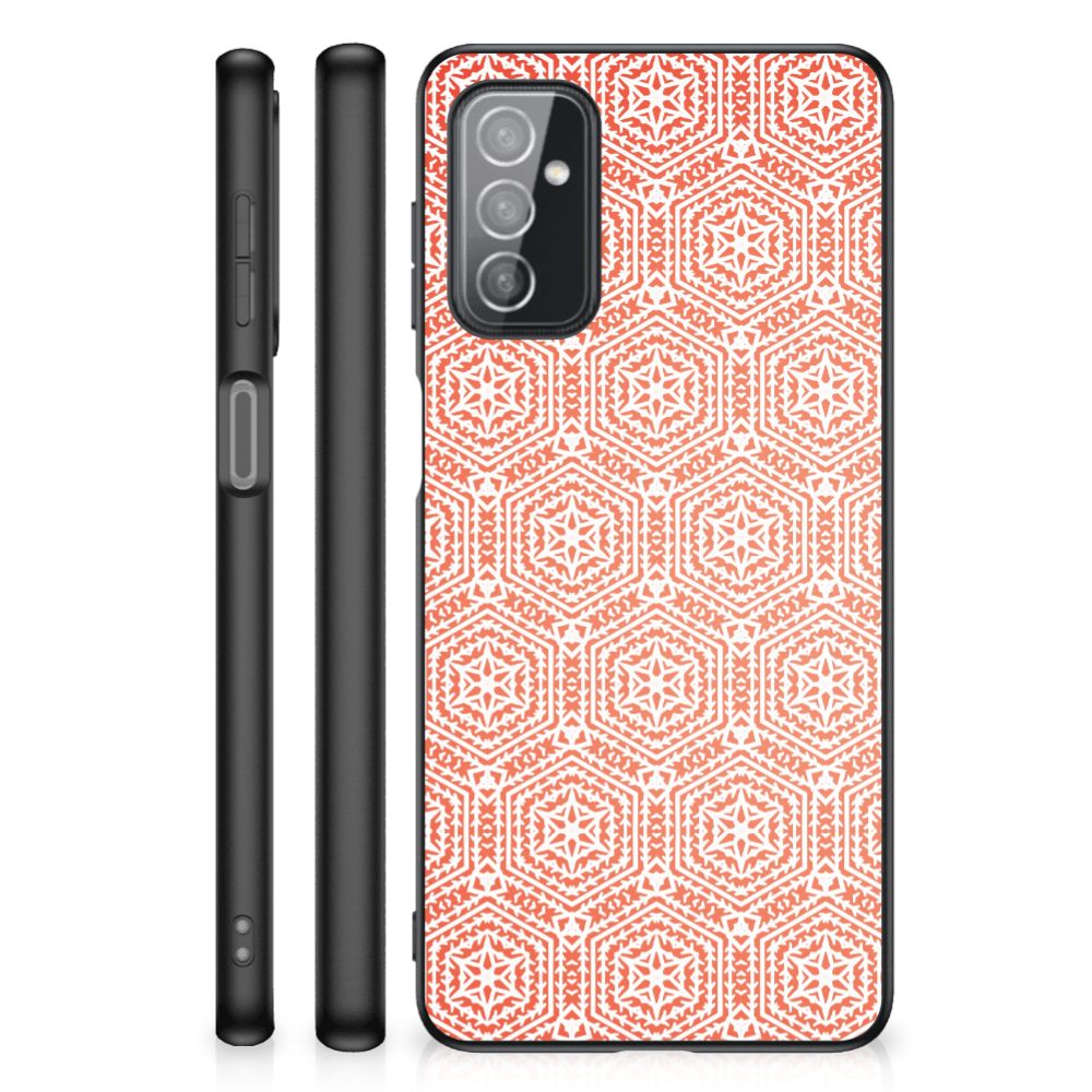 Samsung Galaxy M52 Back Case Pattern Orange B2C Telecom