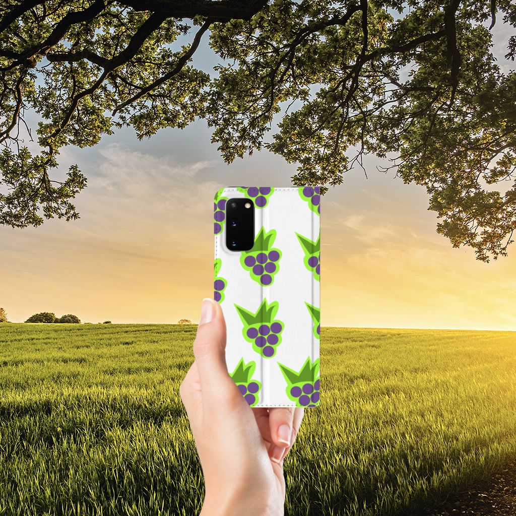 Samsung Galaxy S20 Flip Style Cover Druiven - B2C Telecom