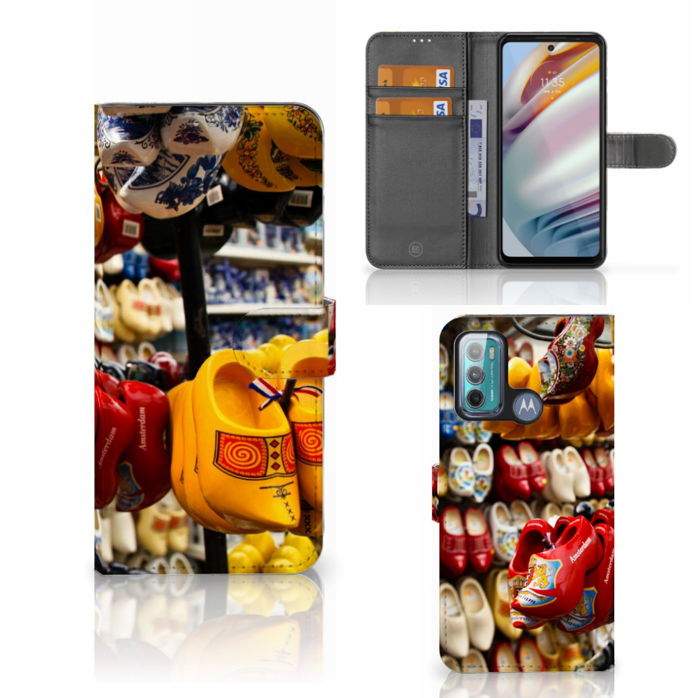 Motorola Moto G60 Flip Cover Klompen