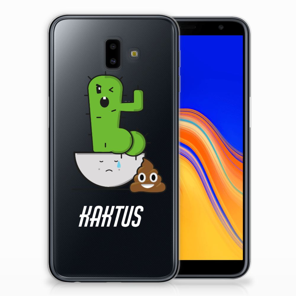 Samsung Galaxy J6 Plus (2018) Telefoonhoesje met Naam Cactus Poo