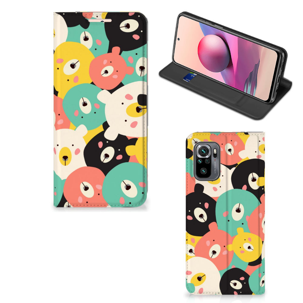 Xiaomi Redmi Note 10 4G | 10S | Poco M5s Magnet Case Bears