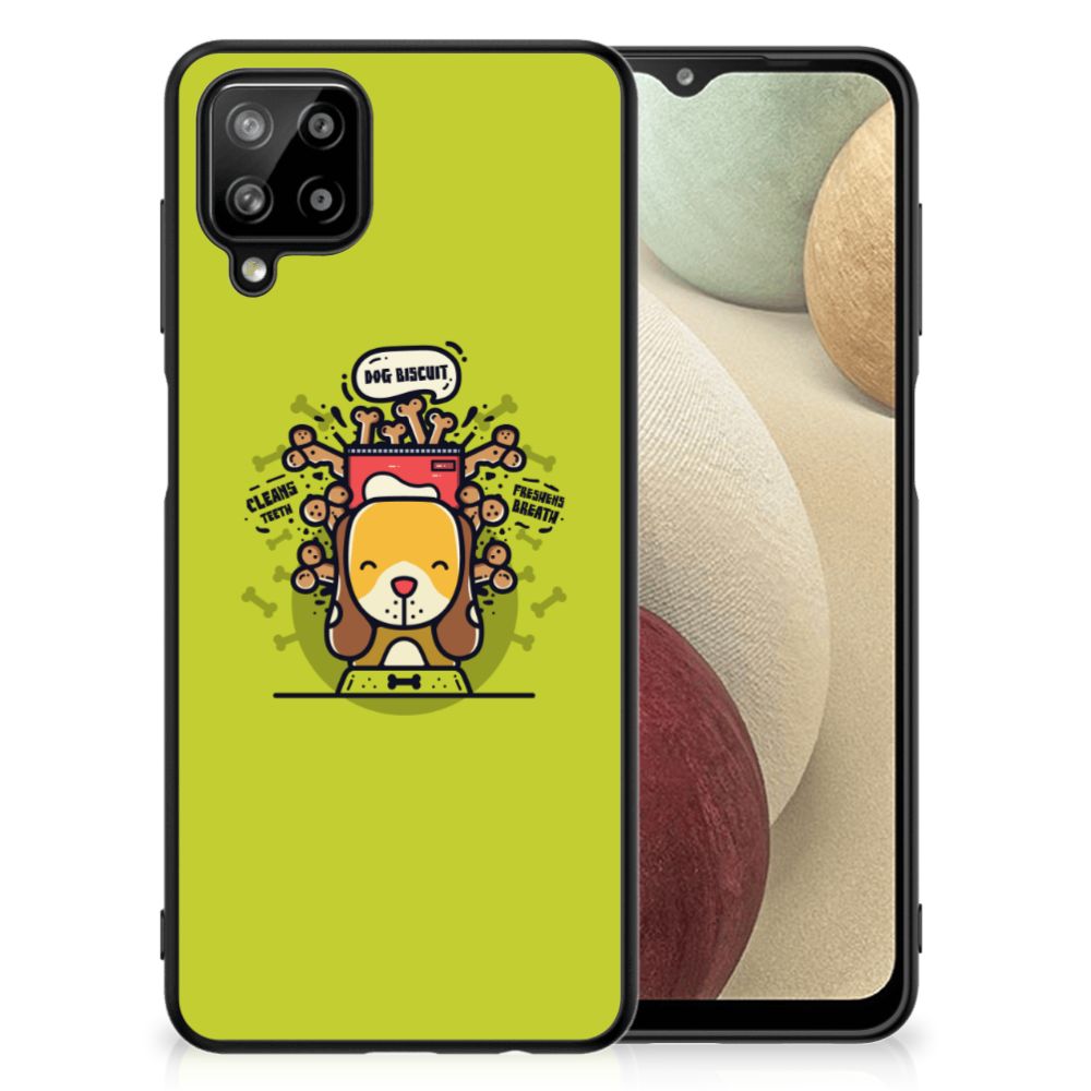 Samsung Galaxy A12 Hoesje Doggy Biscuit