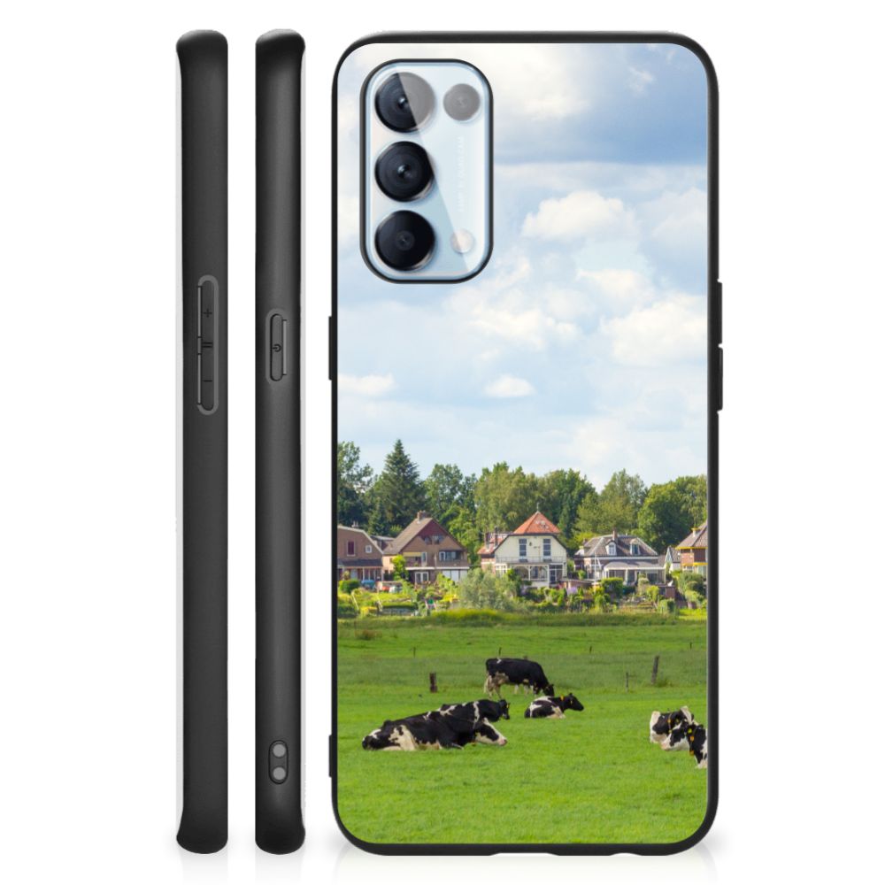 OPPO Reno5 5G | Find X3 Lite Dierenprint Telefoonhoesje Koeien B2C Telecom