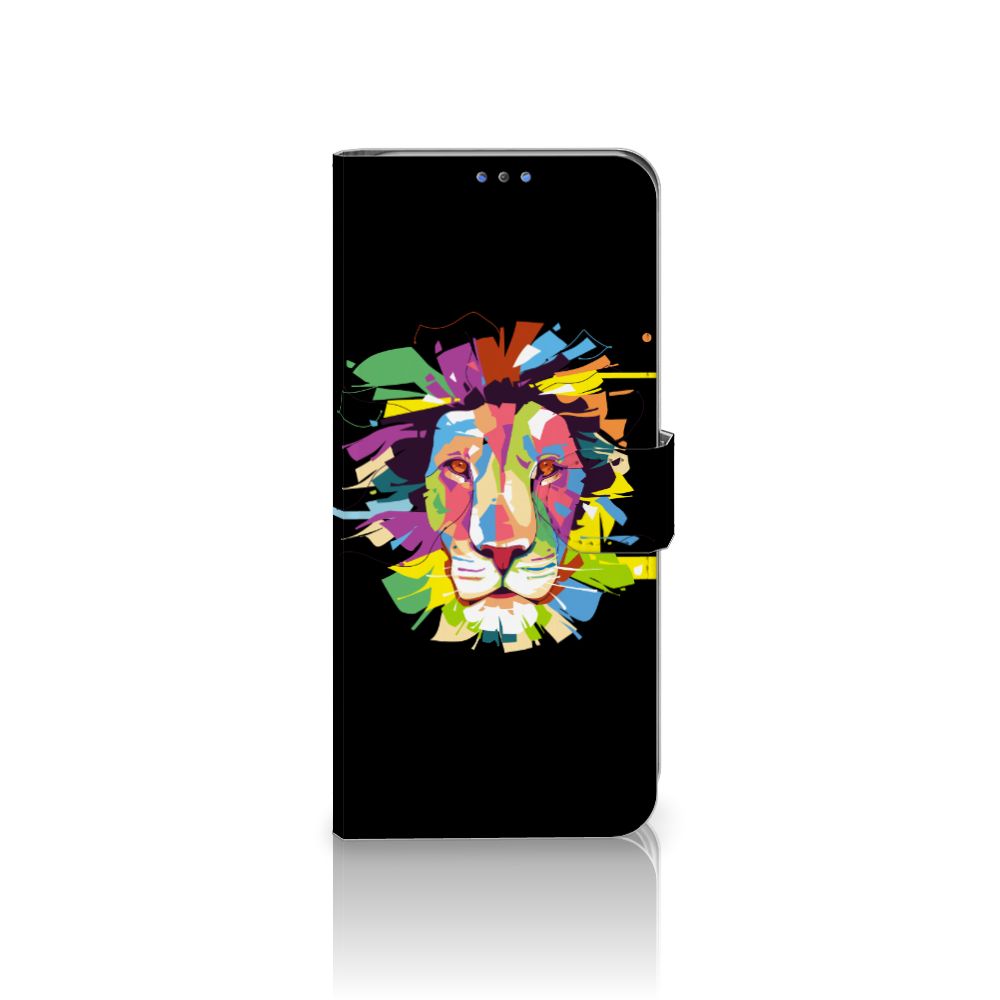 Motorola G8 Power Lite Leuk Hoesje Lion Color