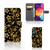 Samsung Galaxy A50 Hoesje Gouden Bloemen