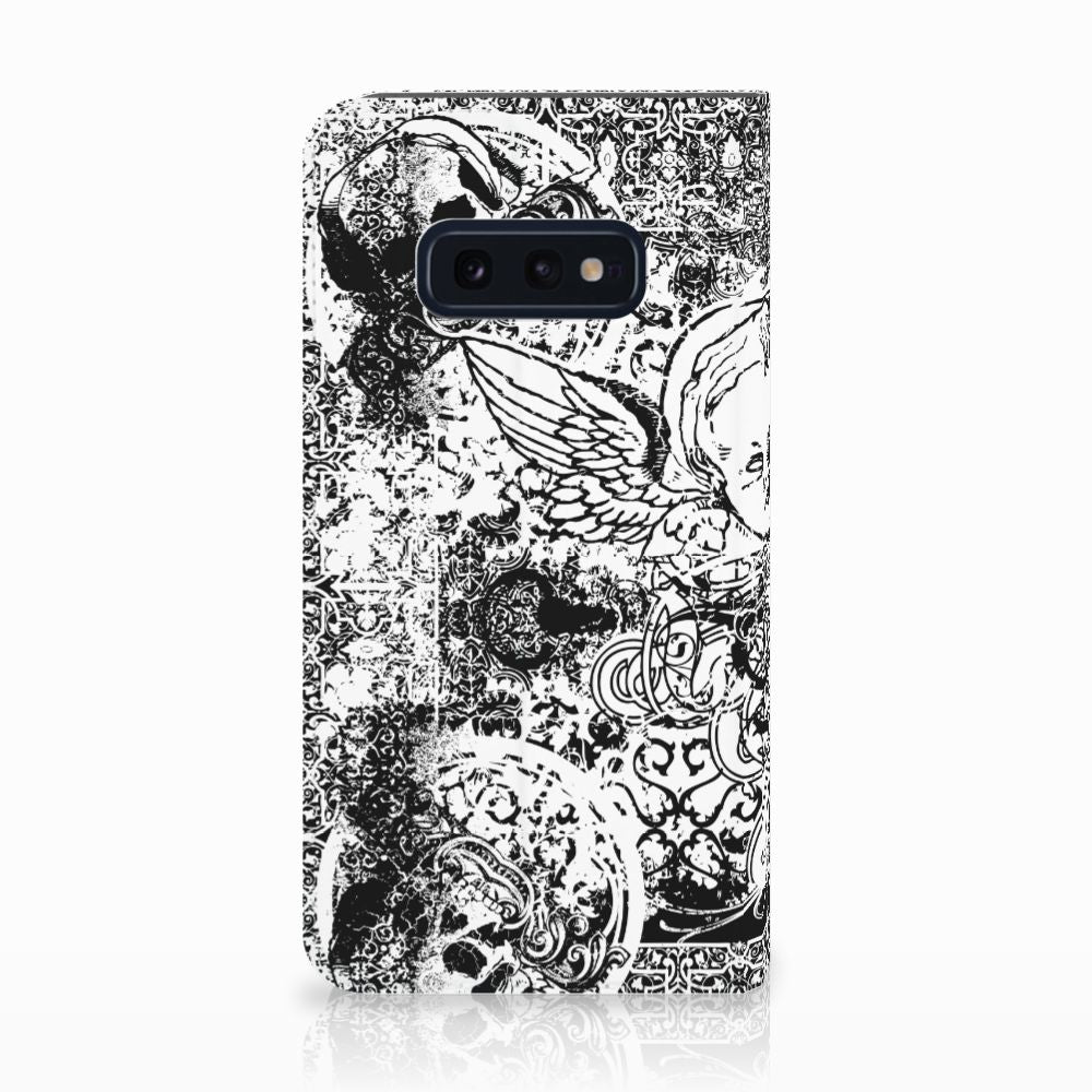 Mobiel BookCase Samsung Galaxy S10e Skulls Angel