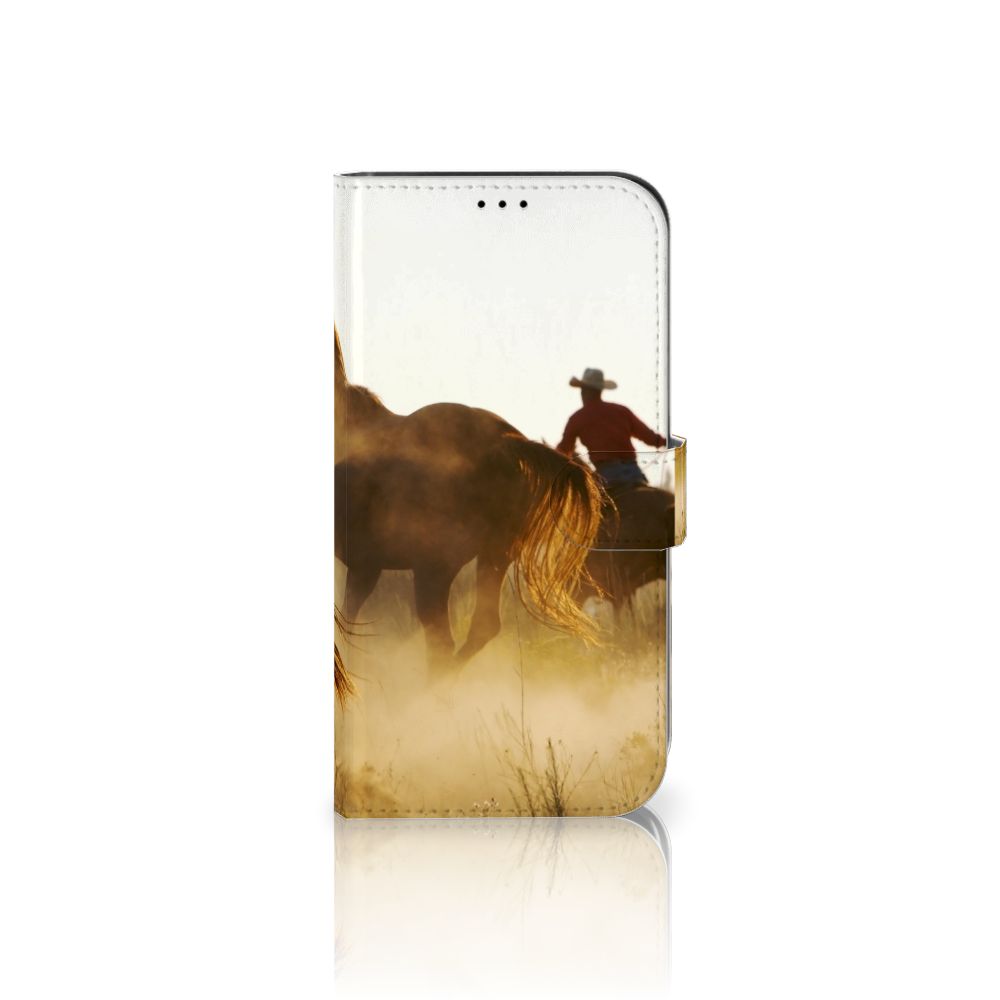 iPhone 13 Pro Max Telefoonhoesje met Pasjes Design Cowboy