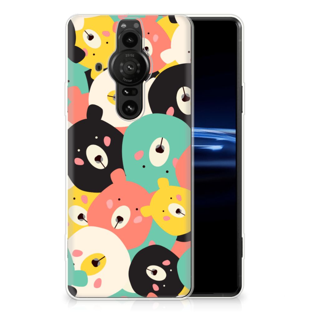 Sony Xperia Pro-I Telefoonhoesje met Naam Bears B2C Telecom