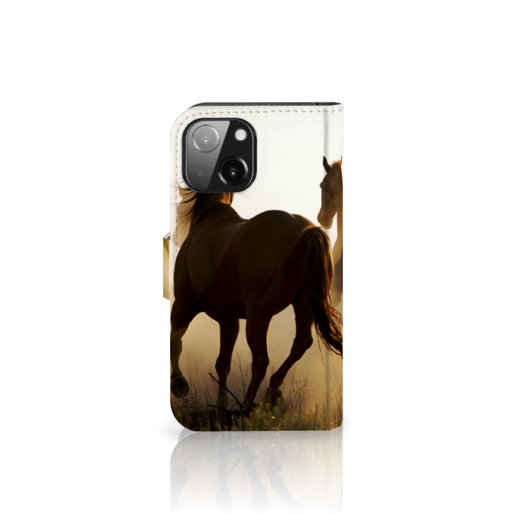 iPhone 13 Mini Telefoonhoesje met Pasjes Design Cowboy