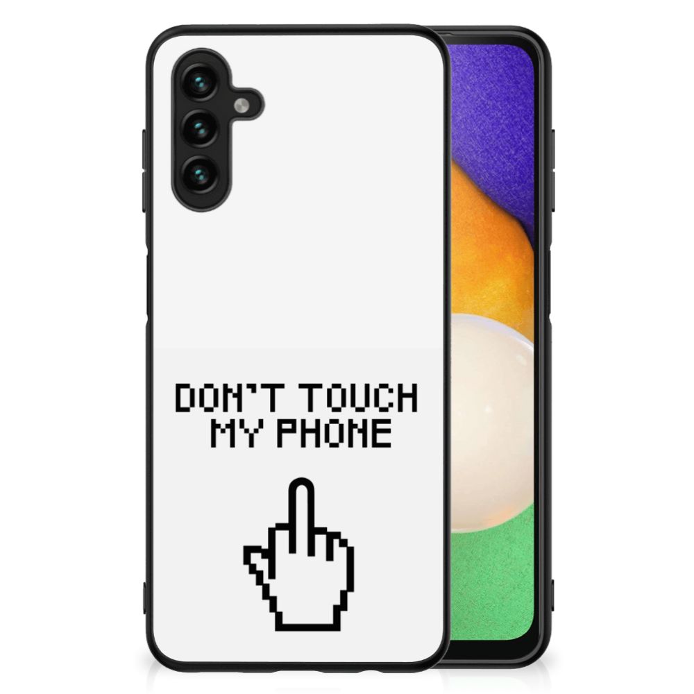 Samsung Galaxy A13 5G | A04s Telefoon Hoesje Finger Don't Touch My Phone