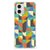 Motorola Moto G73 Doorzichtige Silicone Hoesje Funky Retro