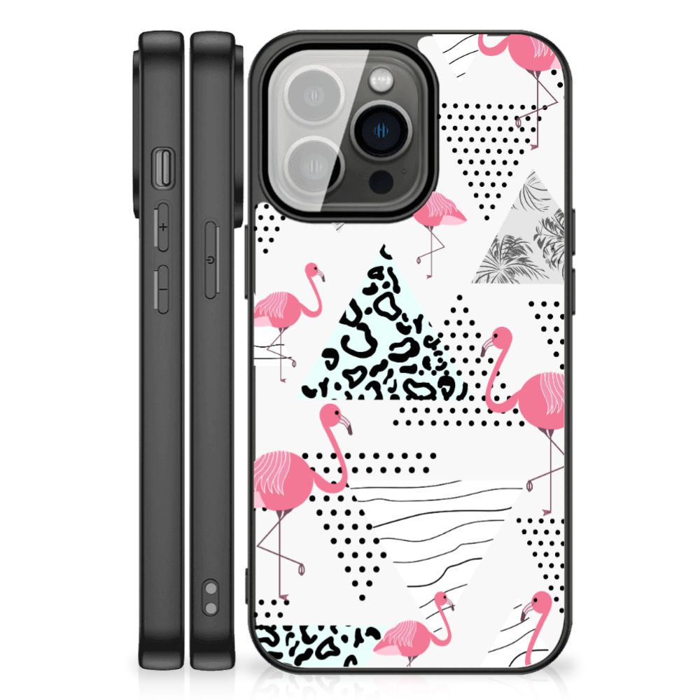 iPhone 13 Pro Max Dierenprint Telefoonhoesje Flamingo Triangle B2C Telecom