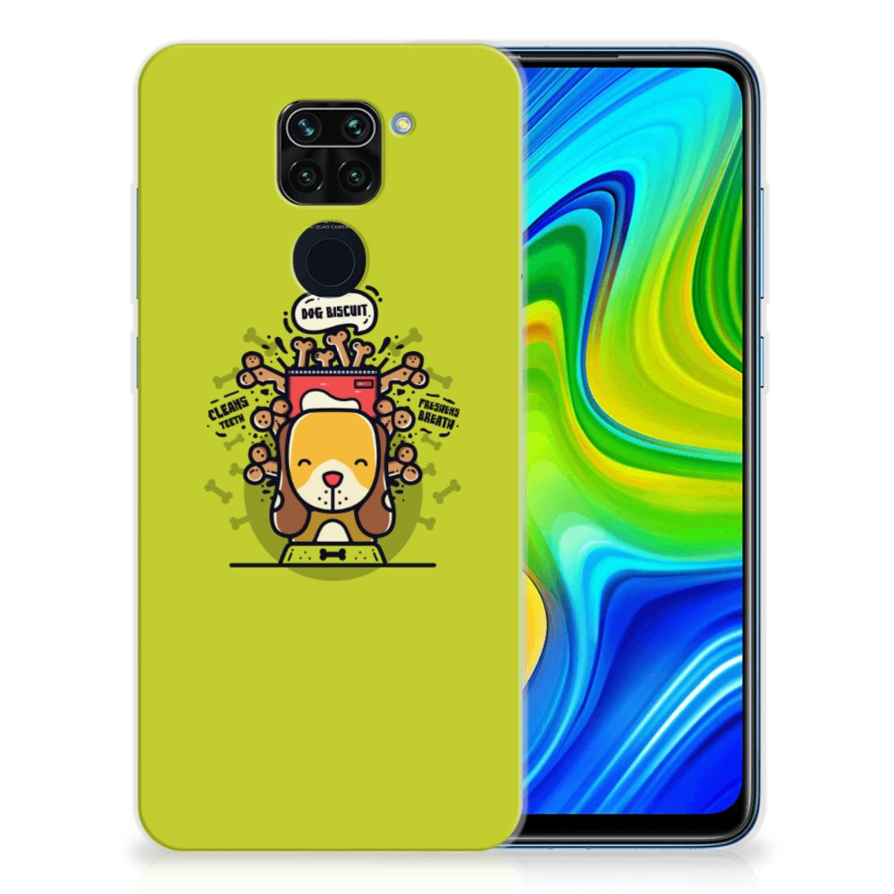 Xiaomi Redmi Note9 Telefoonhoesje met Naam Doggy Biscuit B2C Telecom