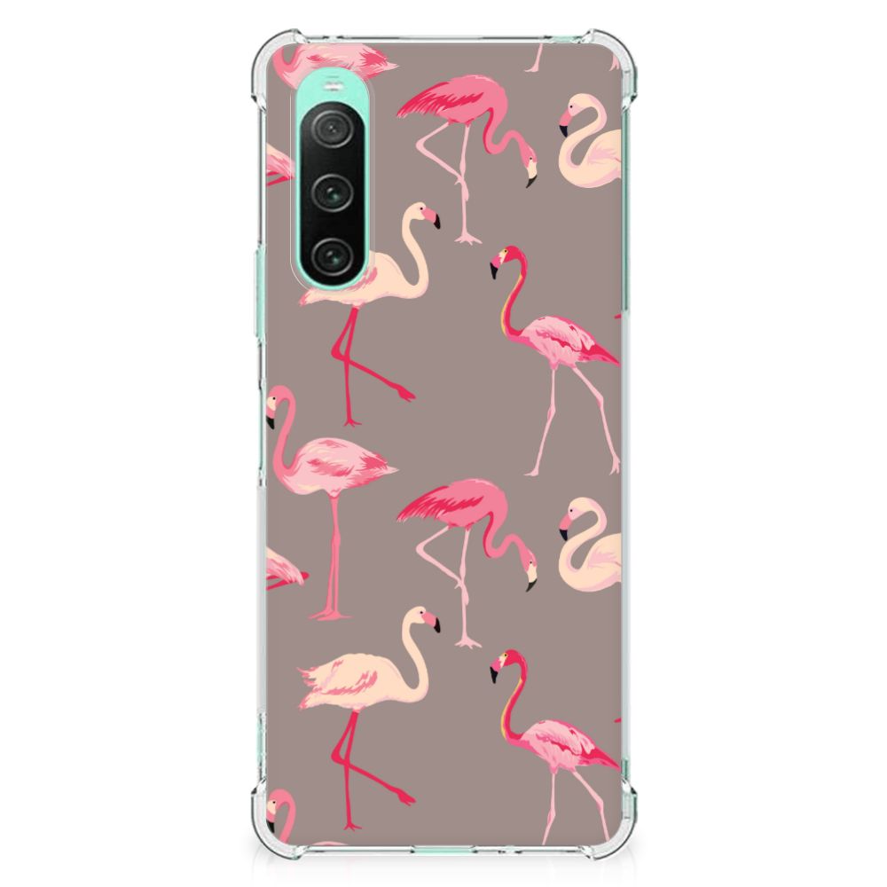 Sony Xperia 10 V Case Anti-shock Flamingo