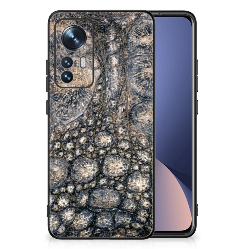 Xiaomi 12 | 12X Dierenprint Telefoonhoesje Krokodillenprint