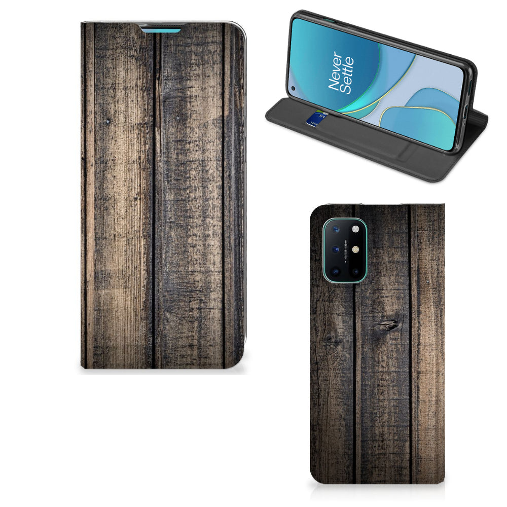 OnePlus 8T Book Wallet Case Steigerhout