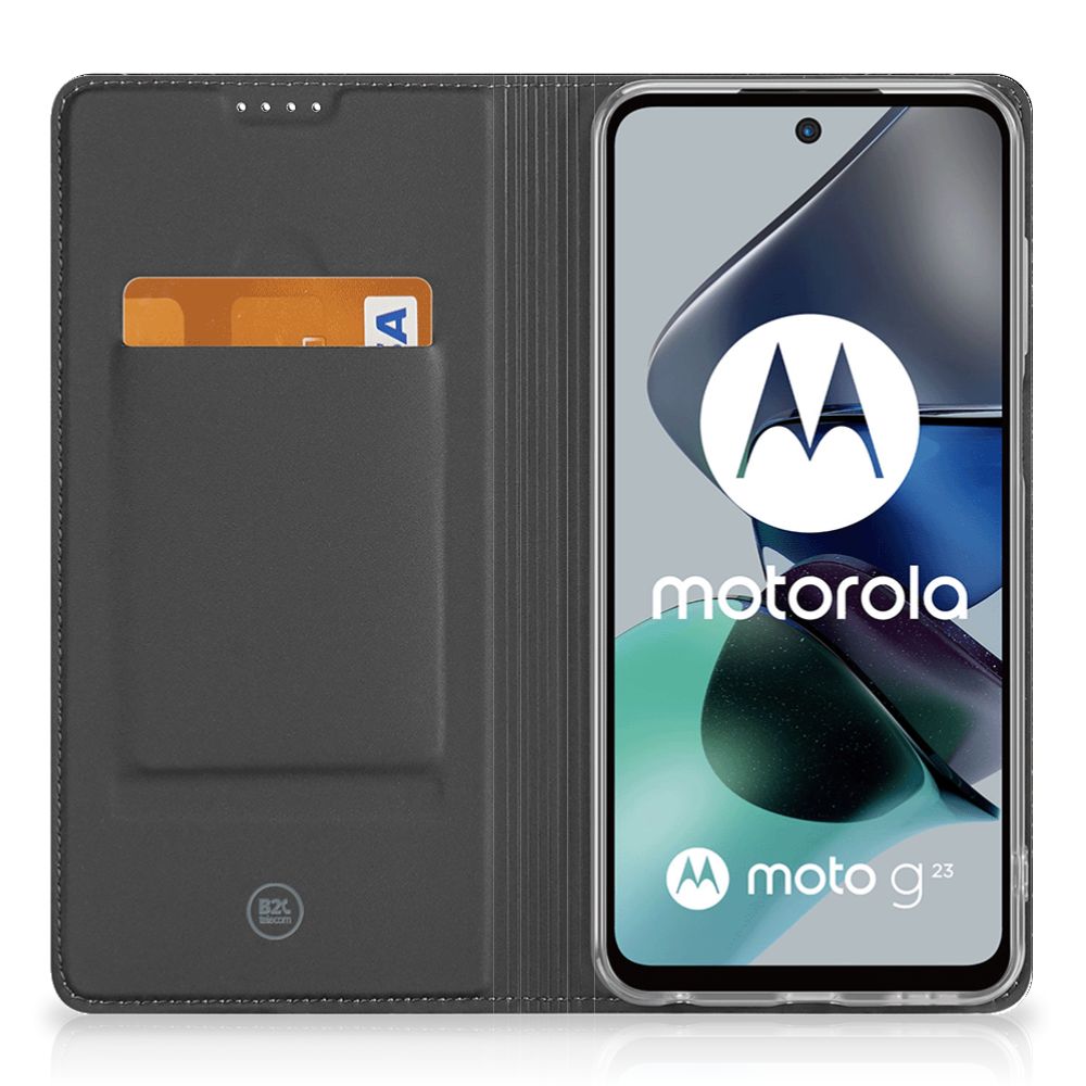 Motorola Moto G13 | G23 Hoesje maken Zwarte Kat