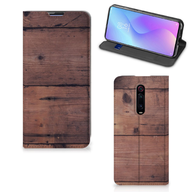 Xiaomi Redmi K20 Pro Book Wallet Case Old Wood - B2C Telecom