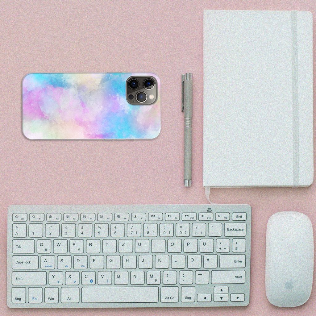 Hoesje maken iPhone 12 Pro Max Watercolor Light B2C Telecom