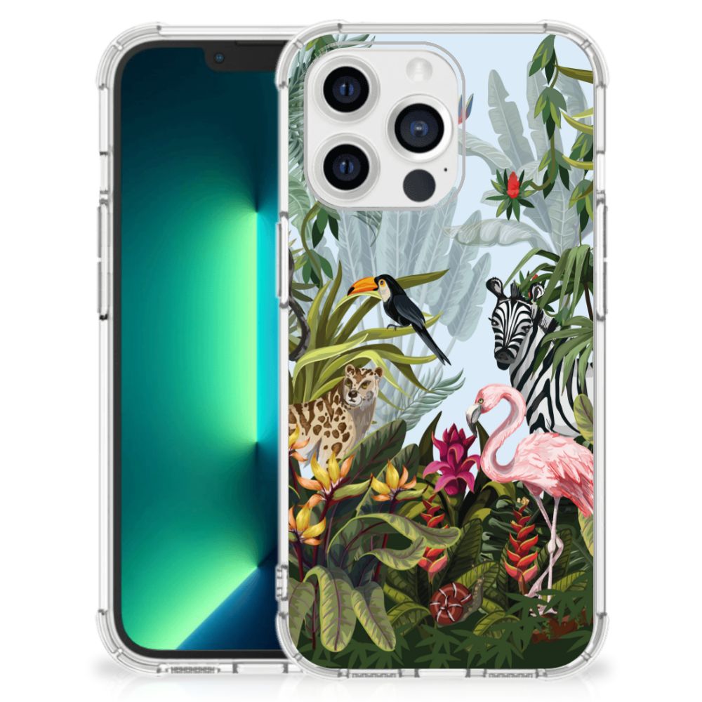 Case Anti-shock voor iPhone 13 Pro Max Jungle - B2C Telecom