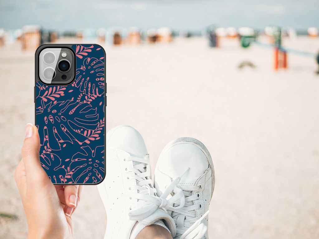 iPhone 13 Pro Max Bloemen Hoesje Palm Leaves B2C Telecom