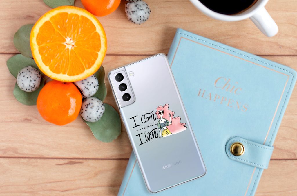 Samsung Galaxy S21 Plus Telefoonhoesje met Naam i Can B2C Telecom
